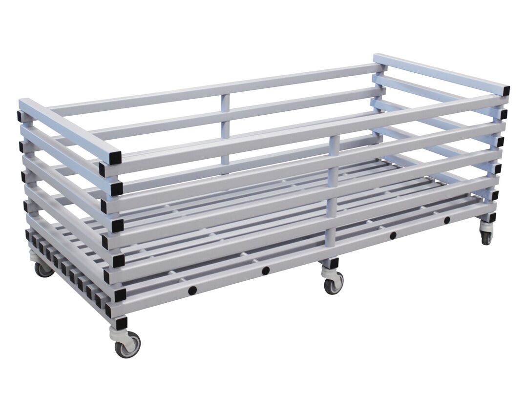 PVC Rectangular Material Cart