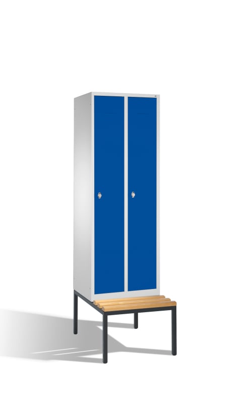 C+P® Wardrobe Cabinet EVOLO, with built-in seating bench