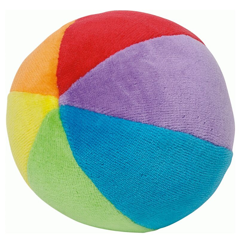 goki® Rainbow Balls with Rattle, Set of 6