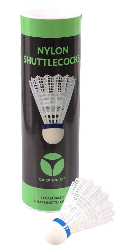 tanga sports® Badminton Ball, 6 pcs.