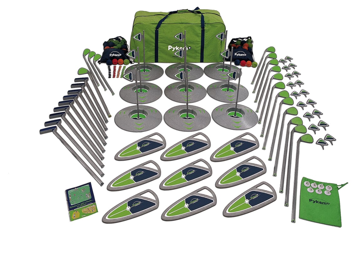 Pykamo® School Golf Set PK-E9, 9x Putting Cups