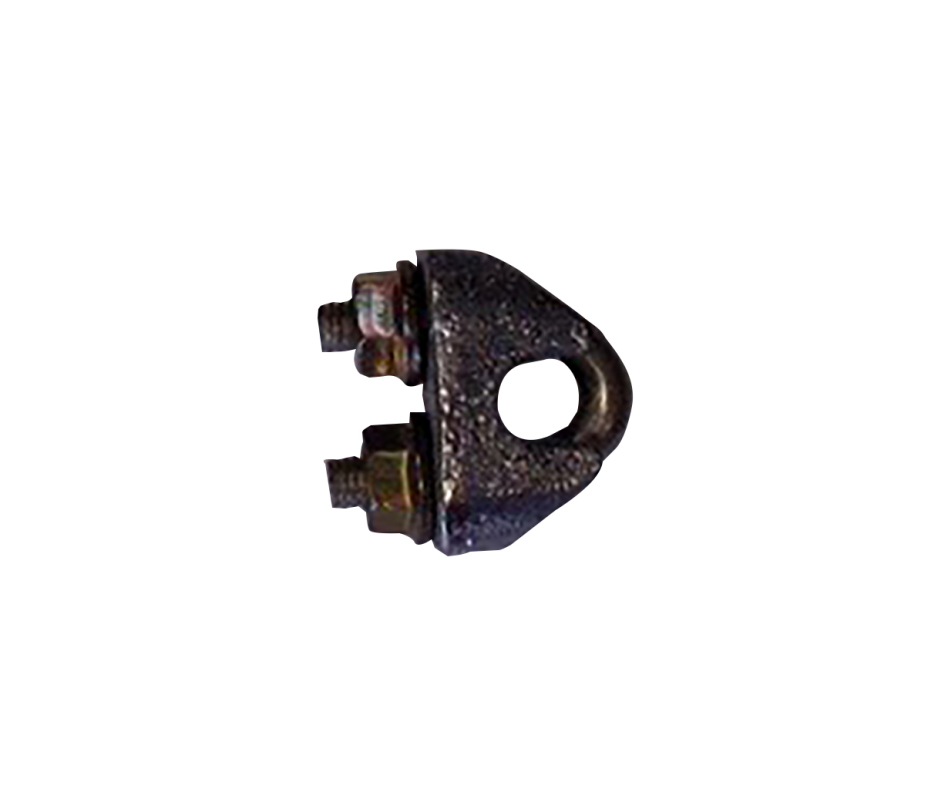 Rope clamp for 5 mm diameter rope