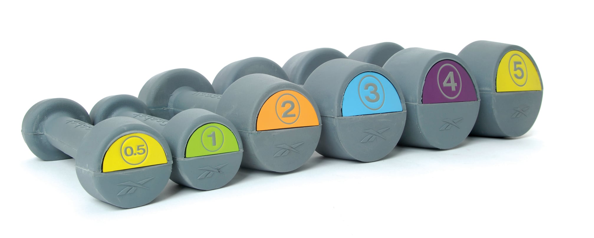 Reebok® rubberized dumbbell