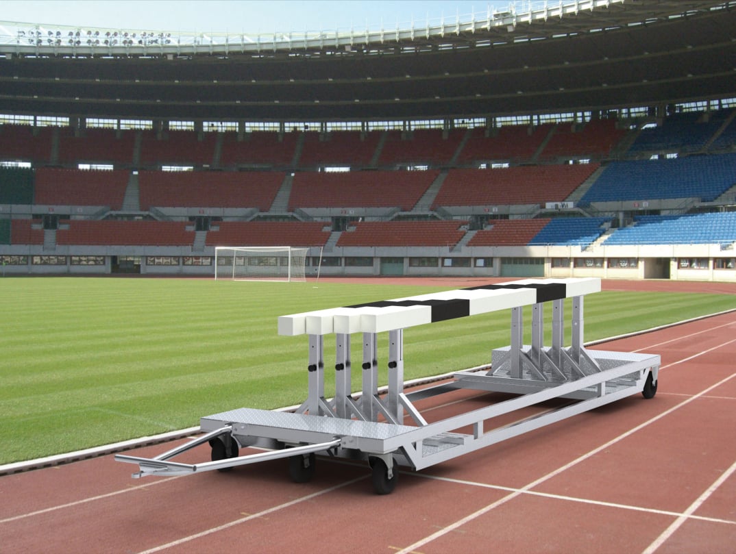 Obstacle Hurdle Transport Cart