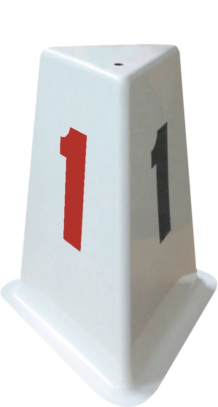 Starting Blocks made of fiberglass