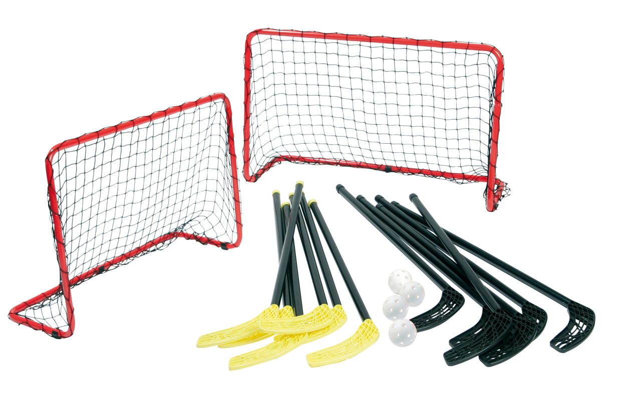 Floorball Complete Set ABS, including goals
