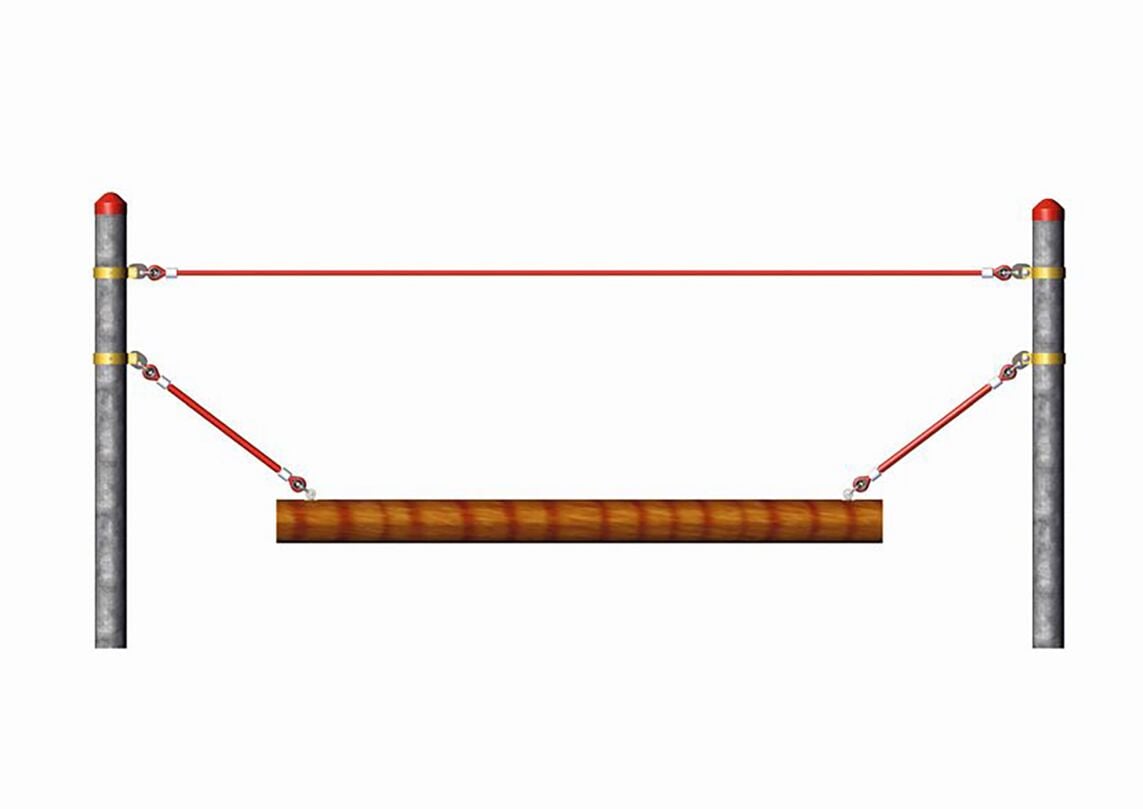 Rope Course Haiger Wobble Beam (Without Posts)