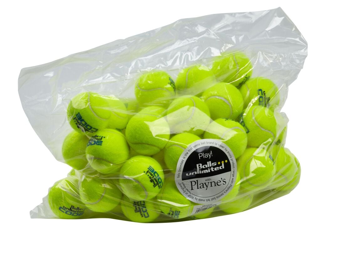 Balls Unlimited® Tennis Ball Set 60 Balls, CODE BLUE