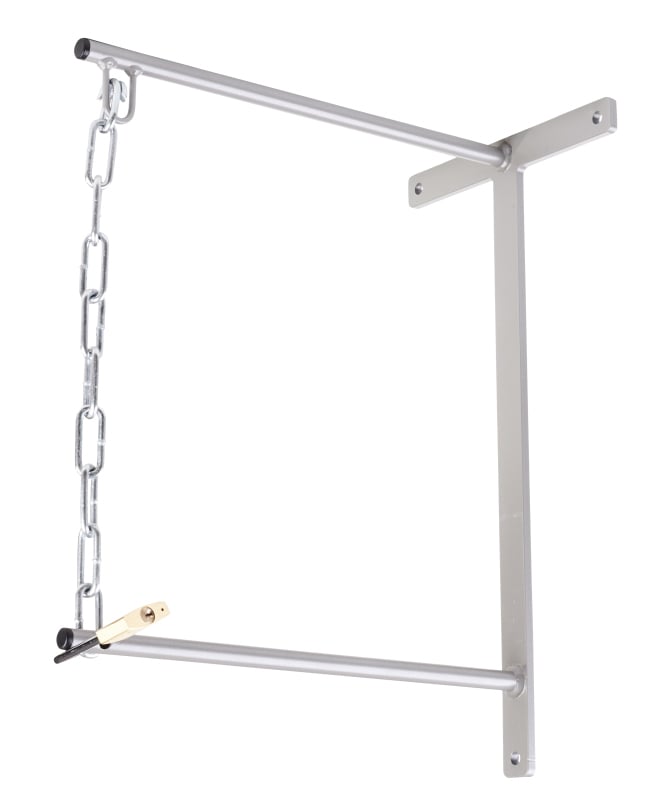 Wall bracket for net hanger, lockable