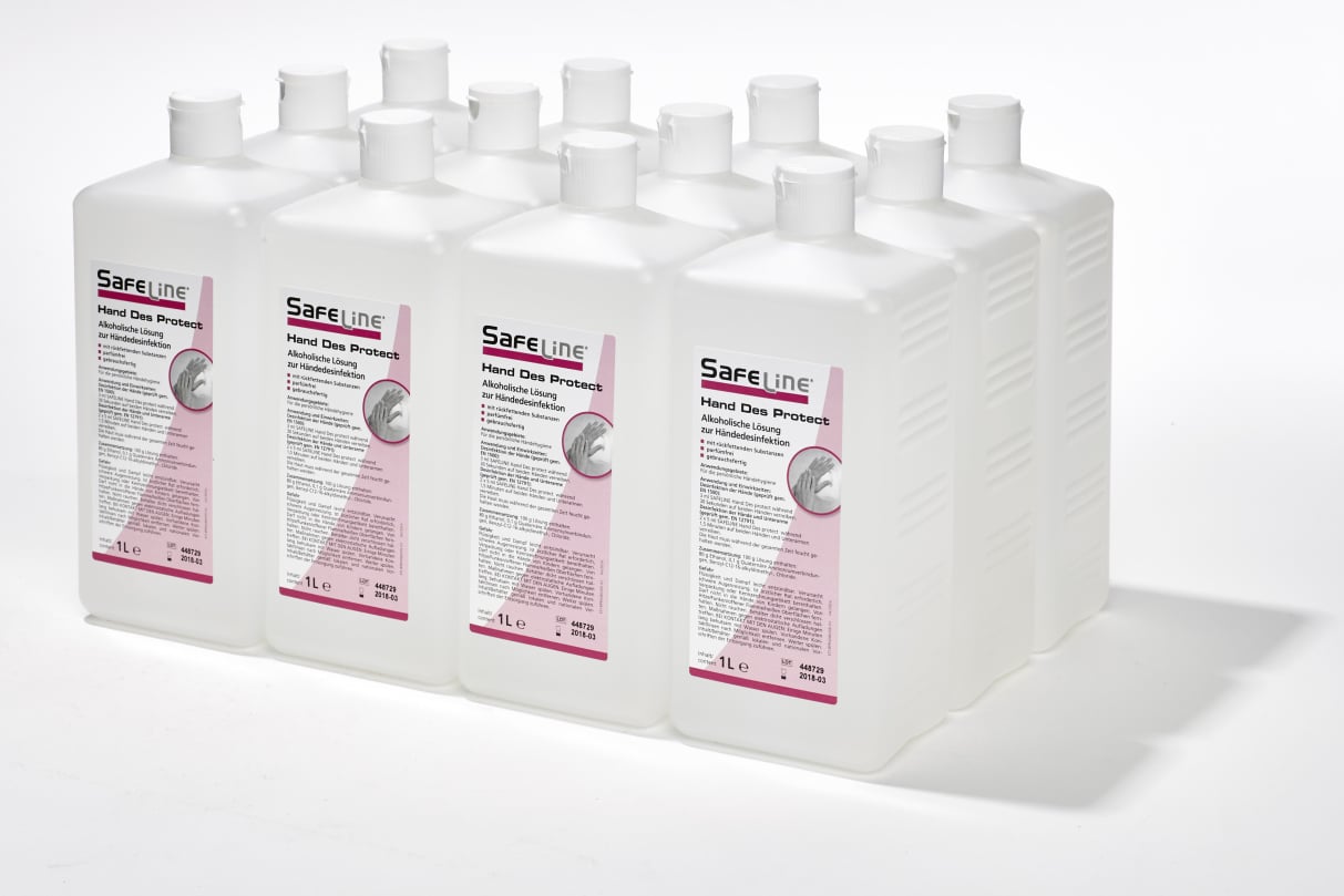 SAFELINE® Hand Disinfection Hand Des Protect
