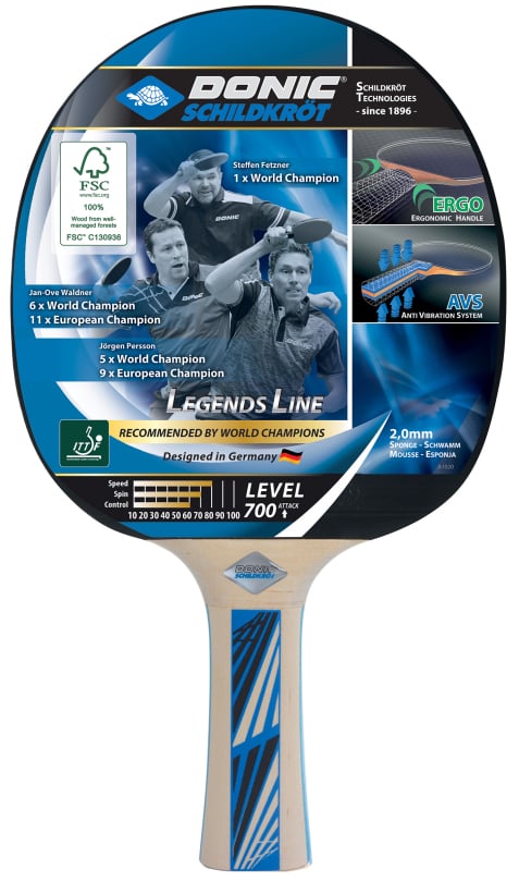 Donic-Schildkröt® Table Tennis Racket Legends 700 FSC