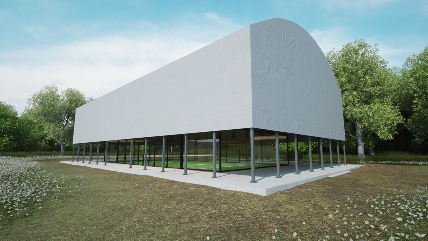 Padel Court Canopy Option A