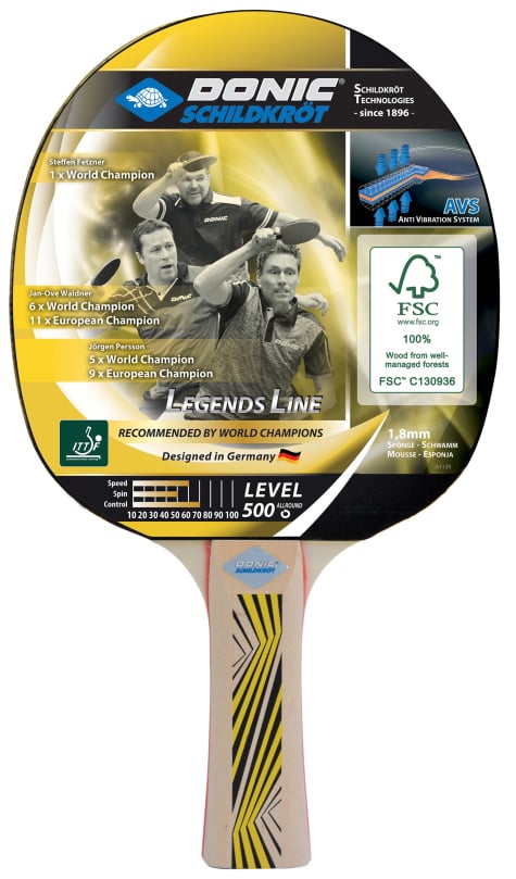 Donic-Schildkröt® Table Tennis Racket Legends 500 FSC