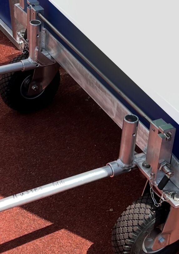 Mobile set for player's locker room EUROPE