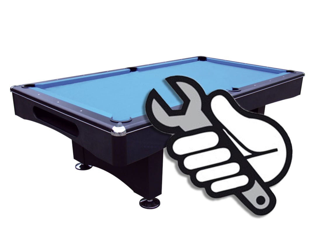 Assembly of the Black Pool Billiard Table