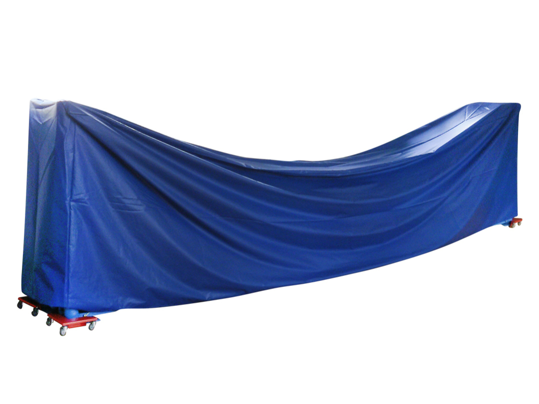 Protective cover for collapsible boxing ring