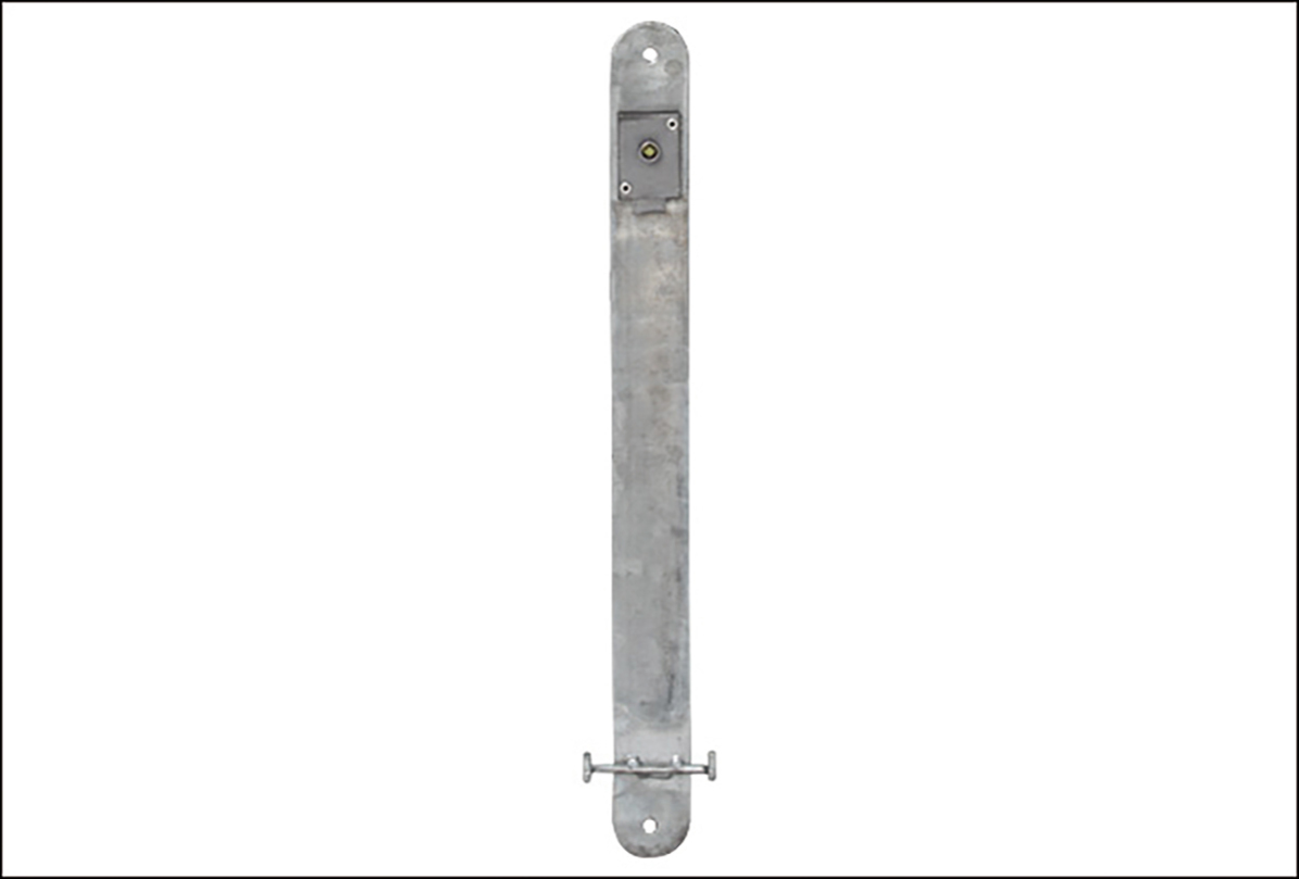 Wire Mesh Waste Bin - Mounting Rail