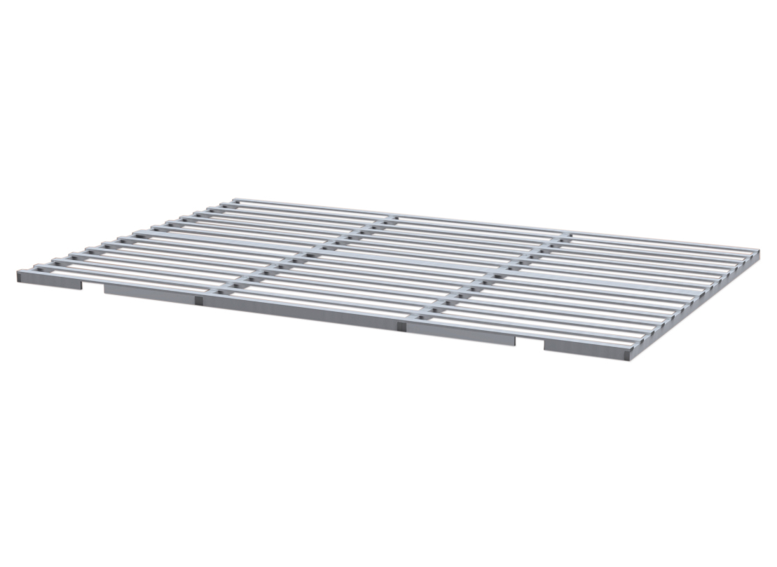 Aluminum frame for high jump cushions