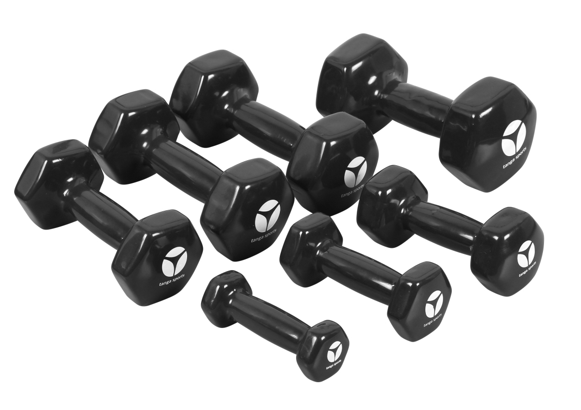 tanga sports® Vinyl Dumbbell