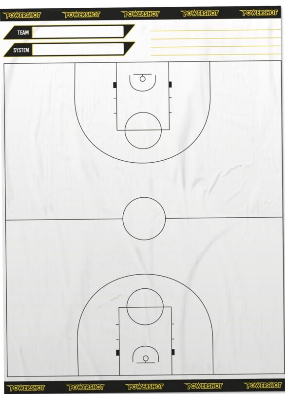 Powershot® Basketball Tactical Sheets