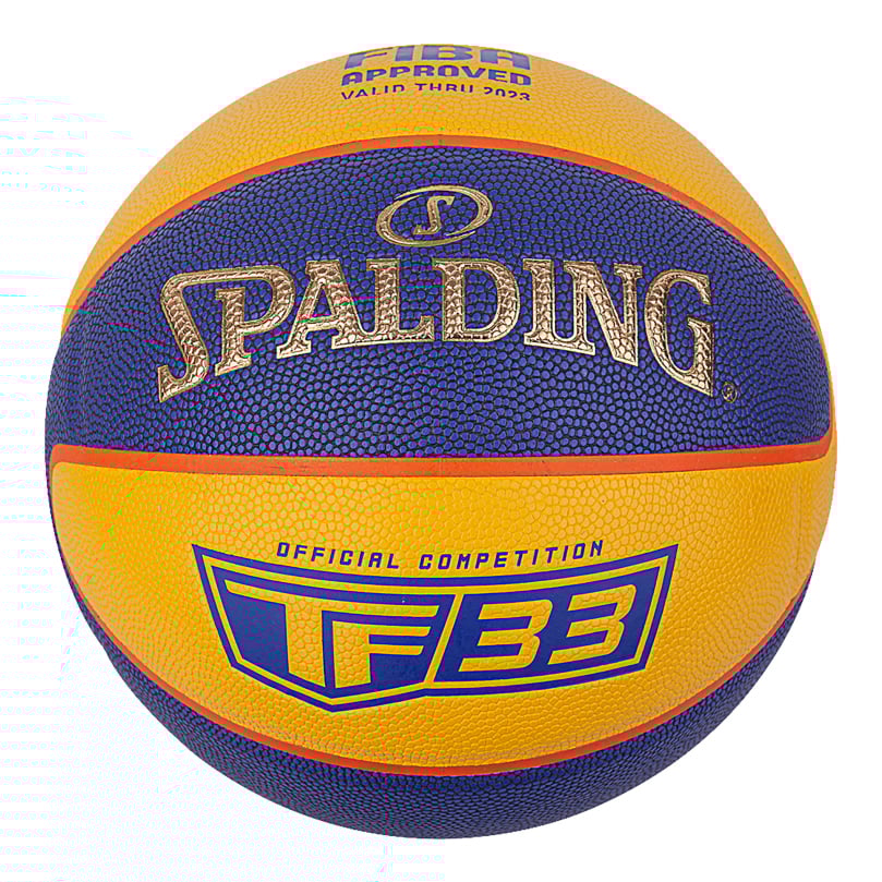 Spalding® Basketball TF 33 Gold Composite
