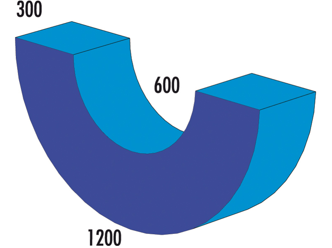 Half Circle Game Brick