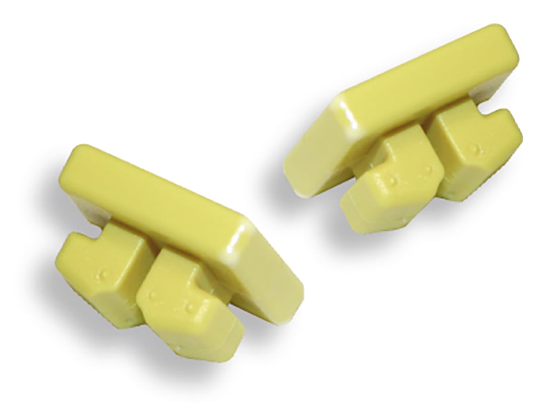 Plastic net holder for protective net