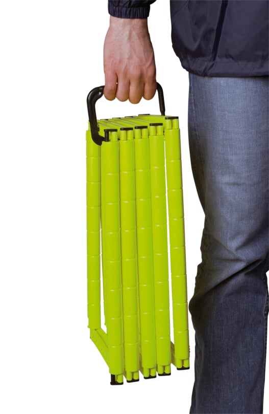 Coordination ladder with carrying handle