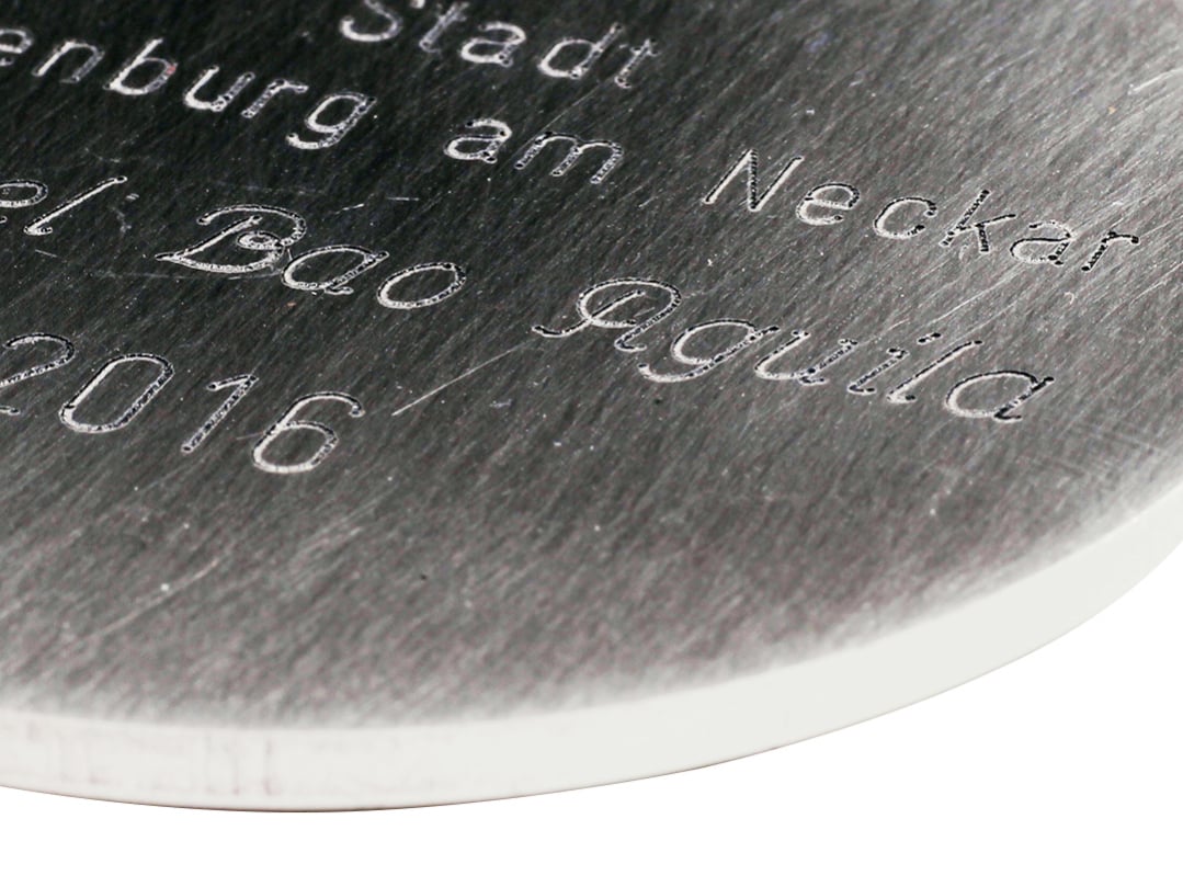 Engraving for Medal - Direct Engraving