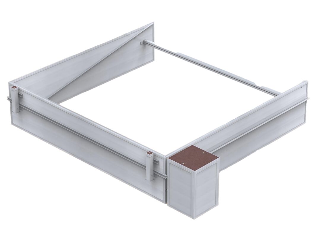 Water ditch construction kit including water ditch obstacle