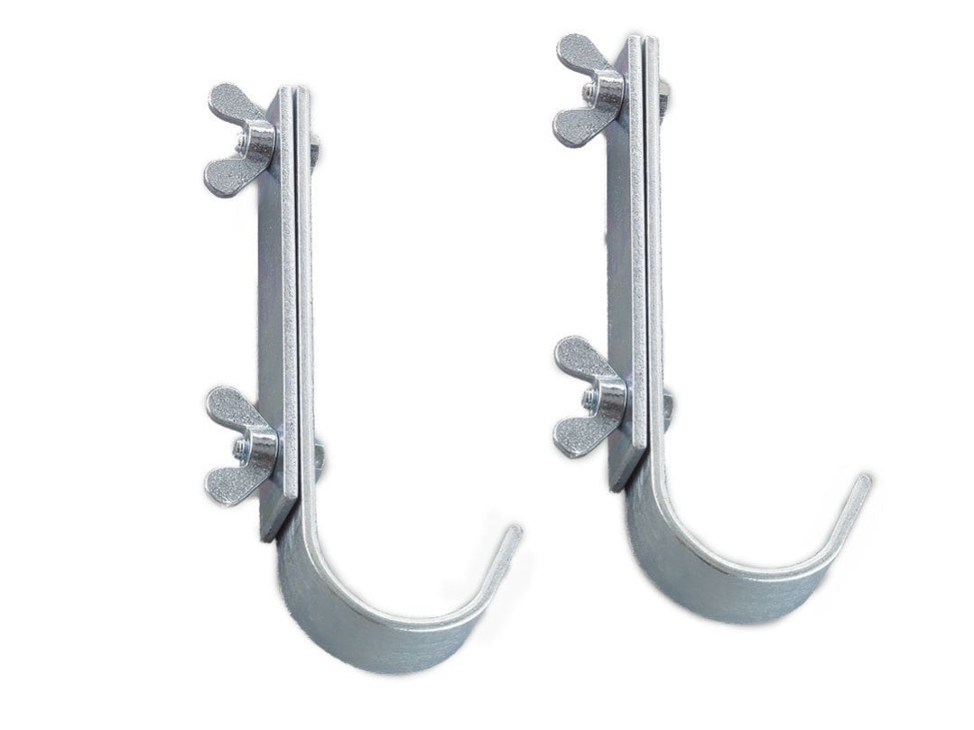 Suspension for rescue pole