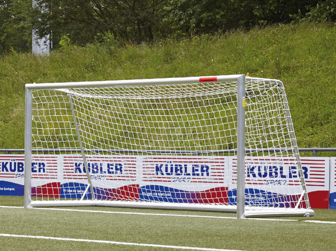 Kübler Sport® Youth Soccer Goal ROBUST MOBIL, fully welded with ground anchoring