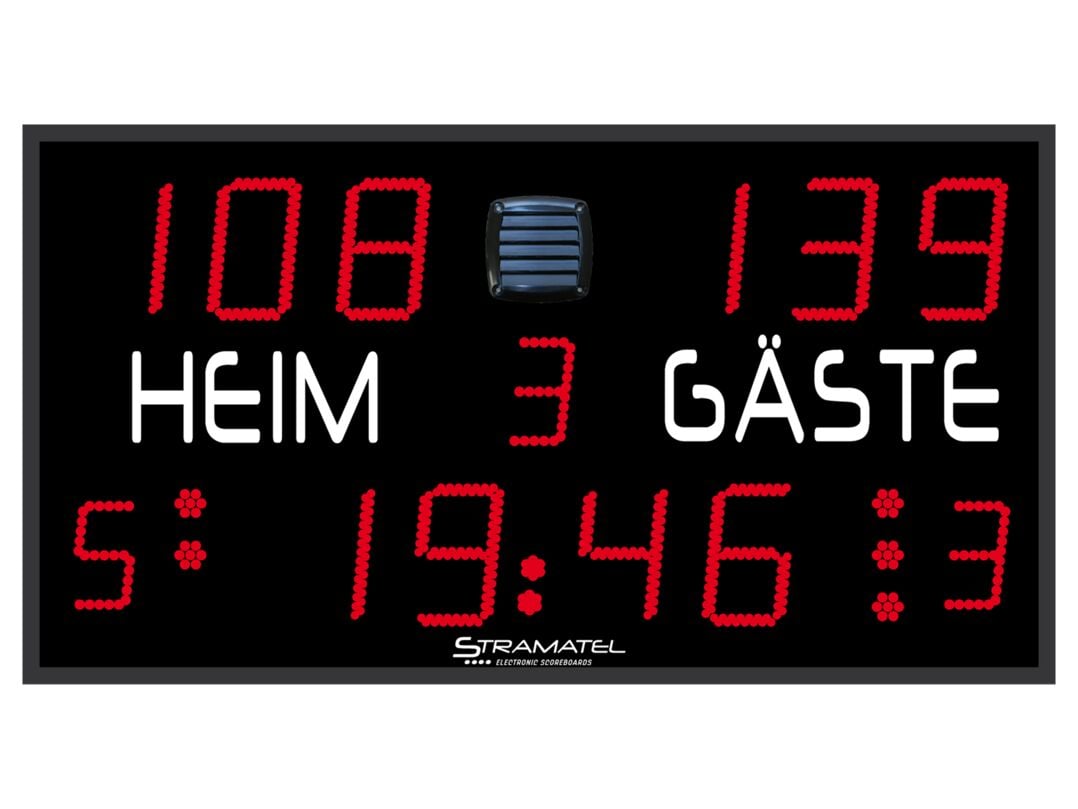 Stramatel® Multi-Sport Eco Outdoor Scoreboard, a Module