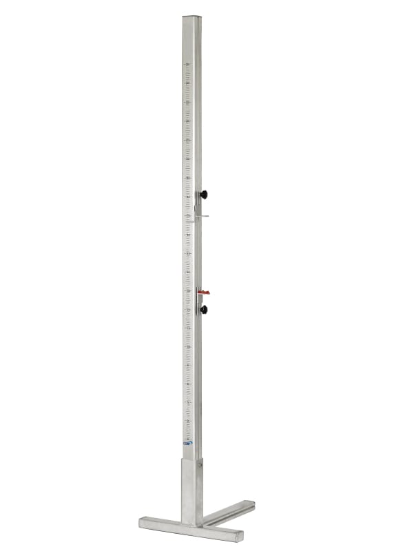 Aluminum jumping pillar with T base 250 cm