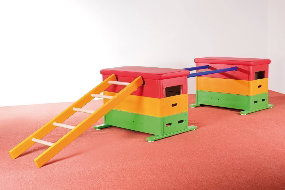 Kübler Sport VARIO Box MINI Synthetic Leather Set, red