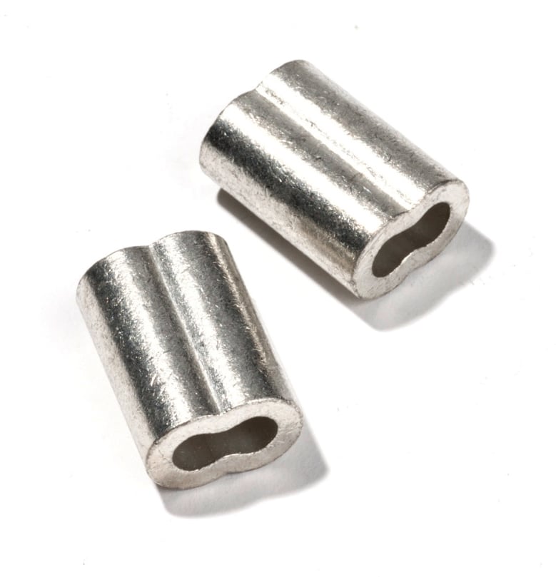 Press rope clamp up to Ø 6 mm for safety nets