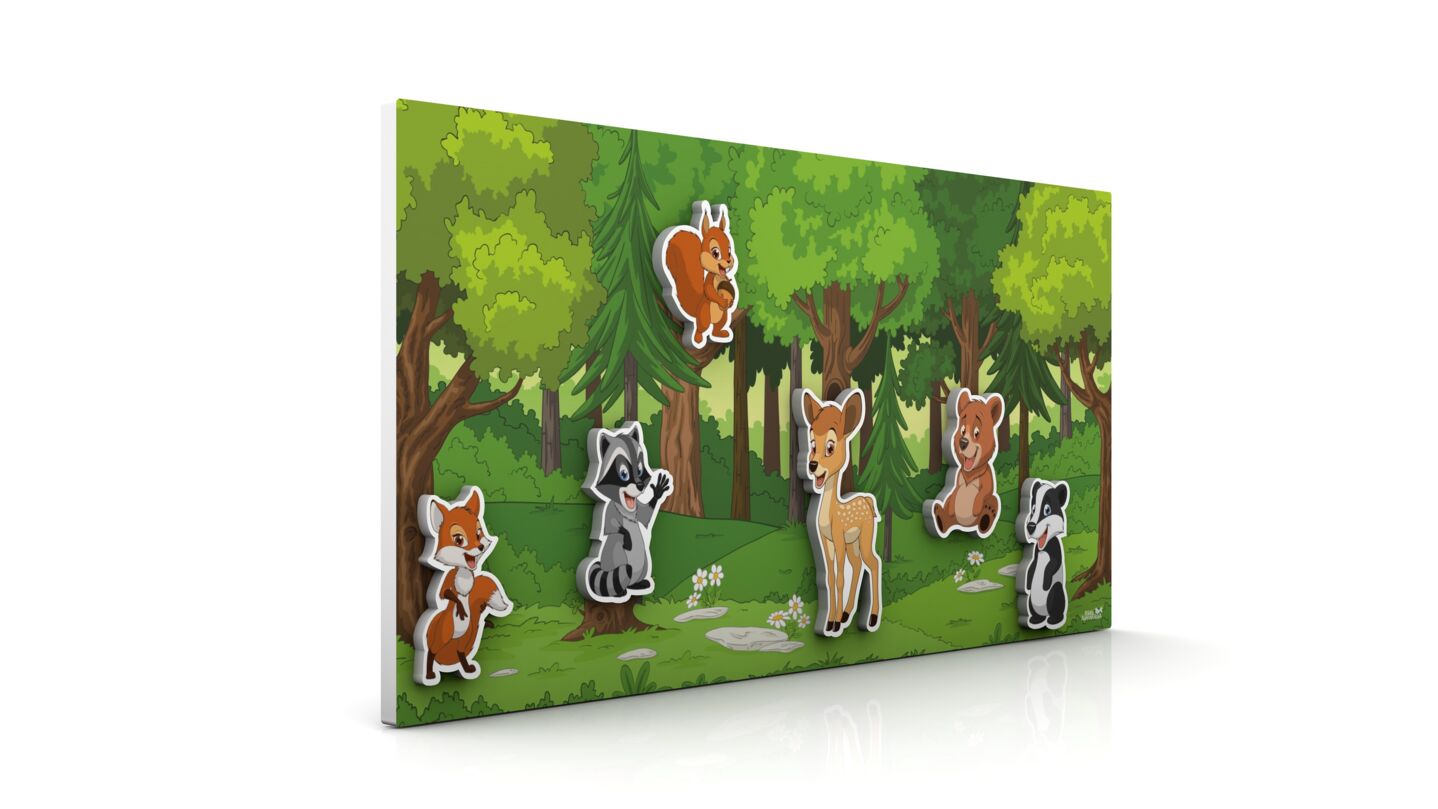 Acoustic Panel Forest Animals
