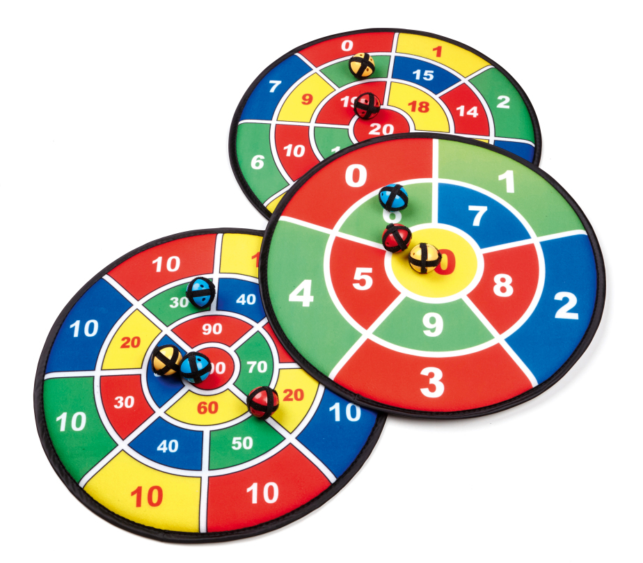 Hook-and-loop target, set of 3