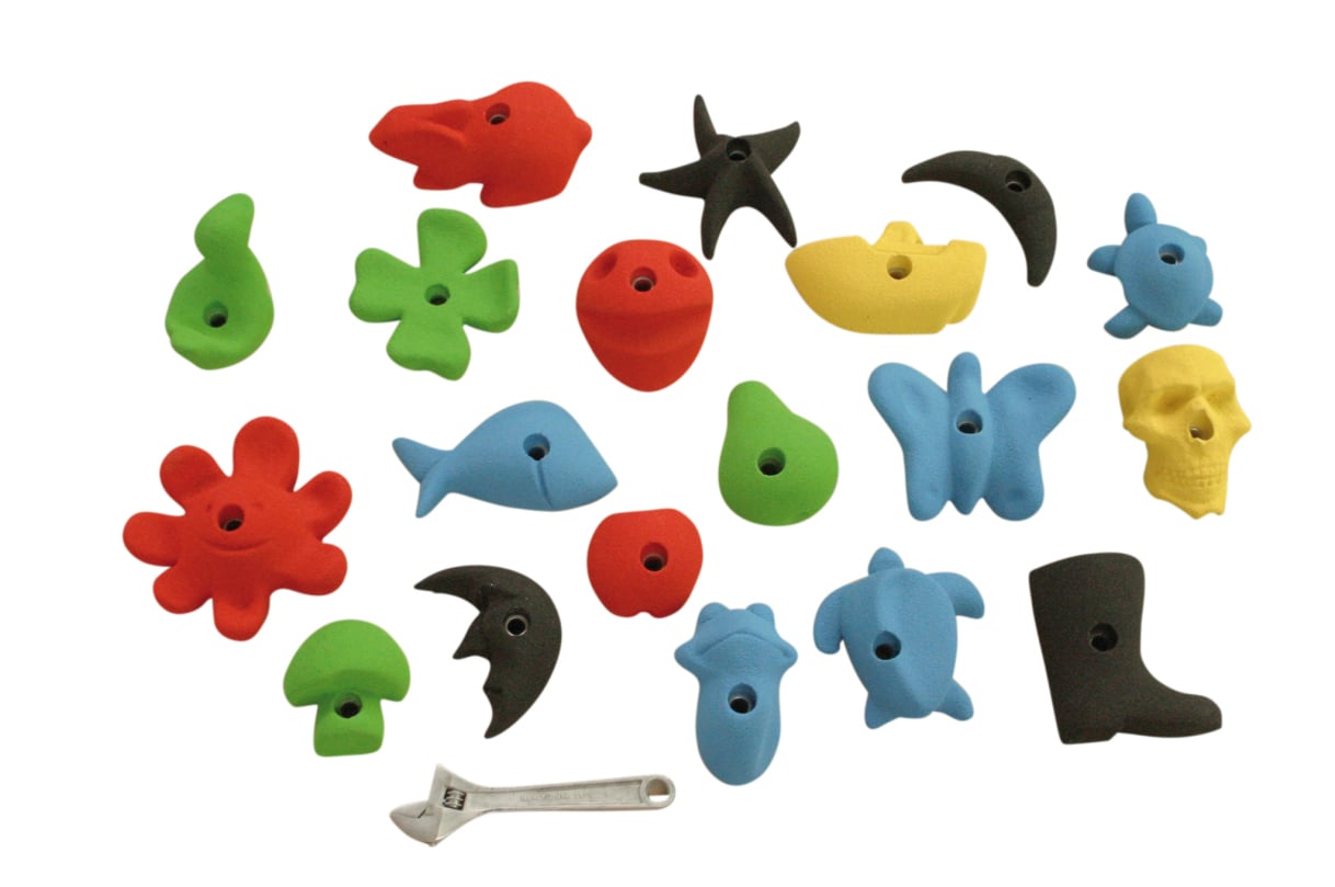 Climbing Holds Kids, 19 pieces