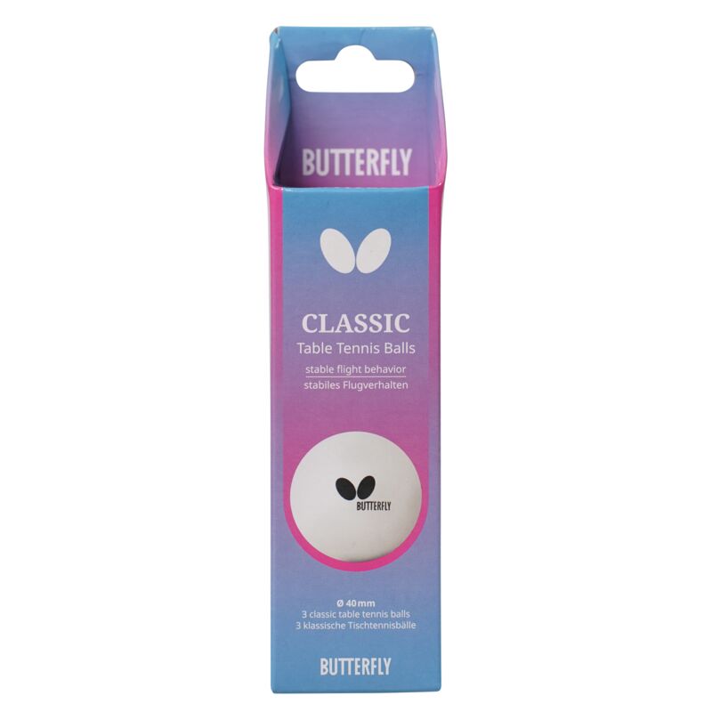 Butterfly® Table Tennis Balls Classic