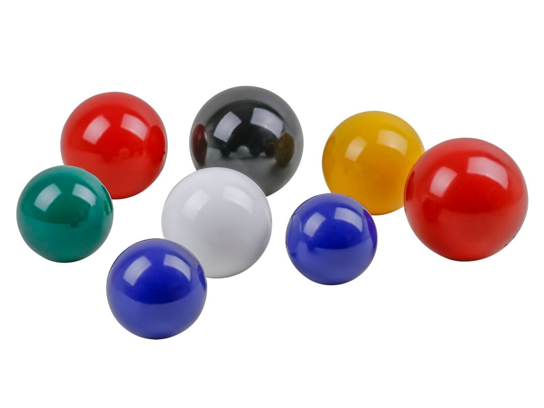 Competition shot put made of steel