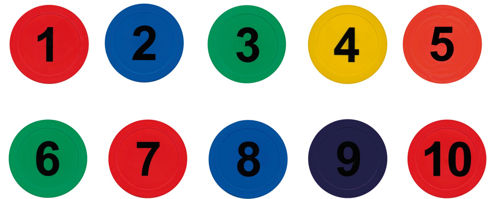 Floor Marking Numbers, Set of 10