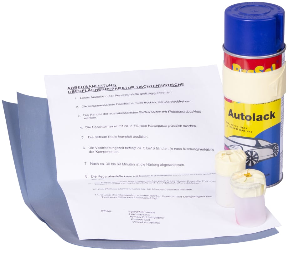 Table Tennis Table Repair Kit