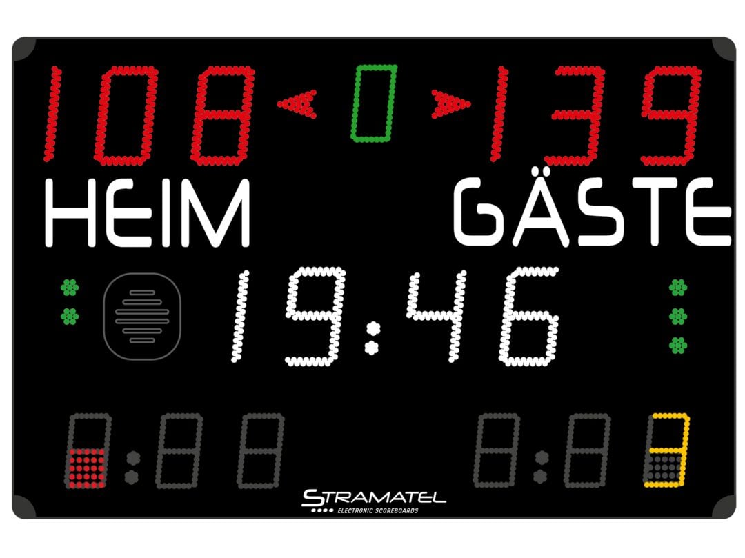 Stramatel® Multisport MD Indoor Scoreboard, a module
