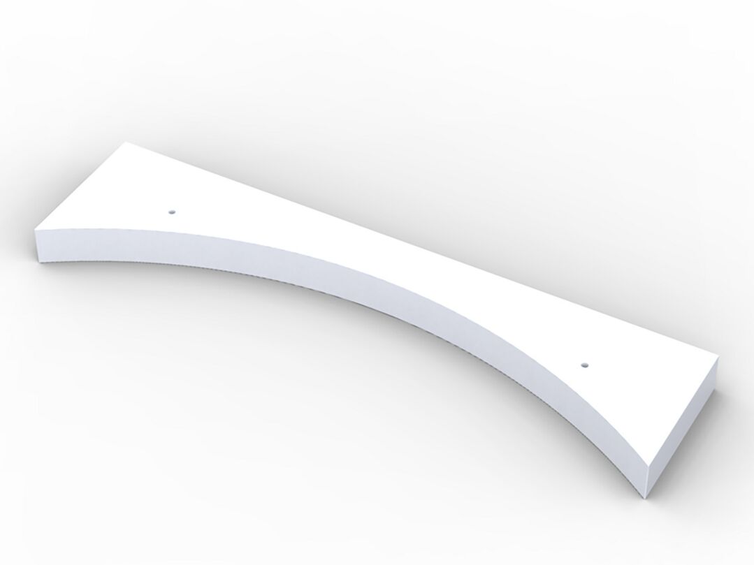 Shot Put Toe Board Full Plastic