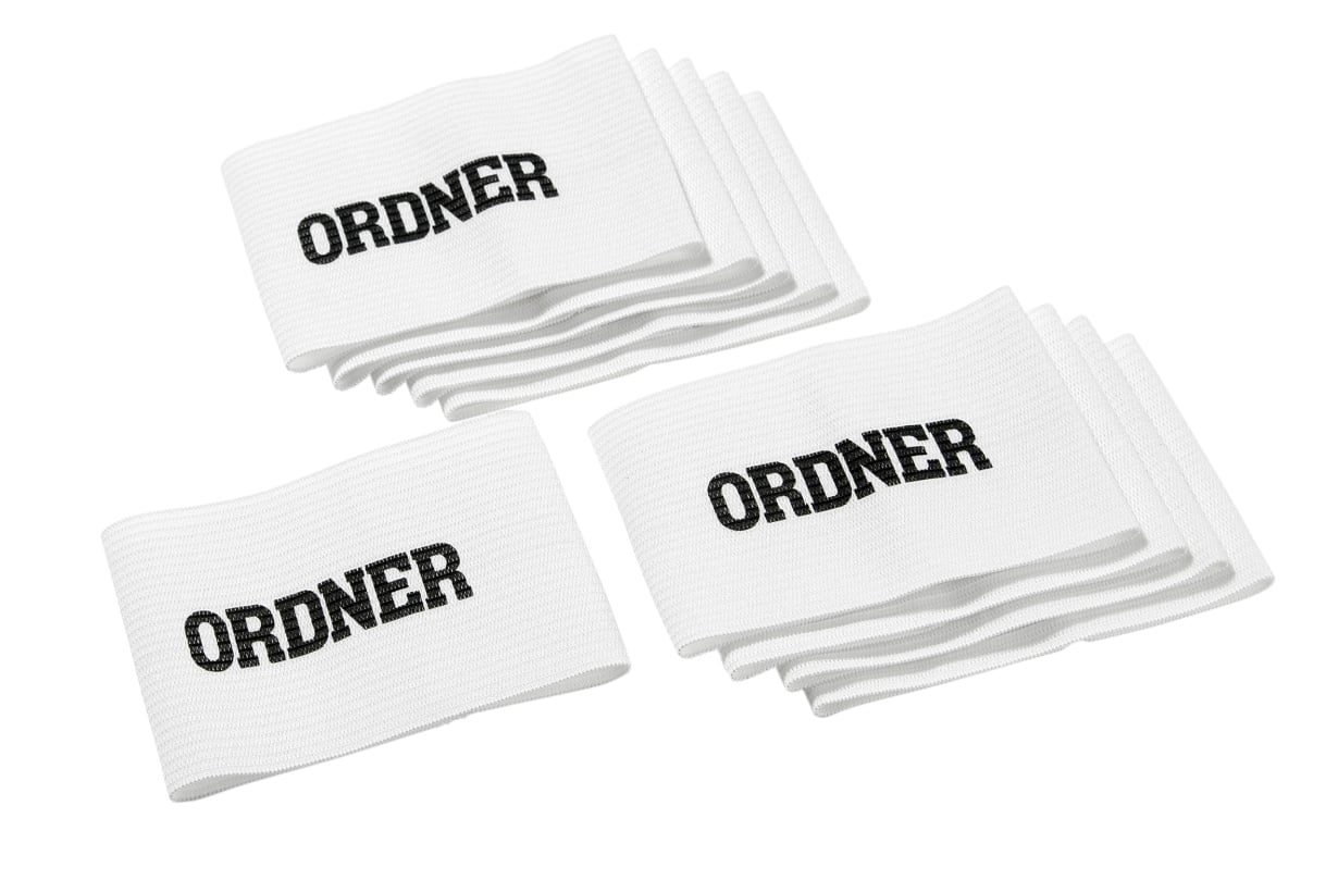 Arm band folder, white