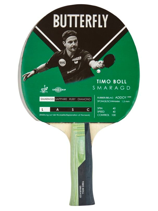 Butterfly® Table Tennis Racket Timo Boll Emerald