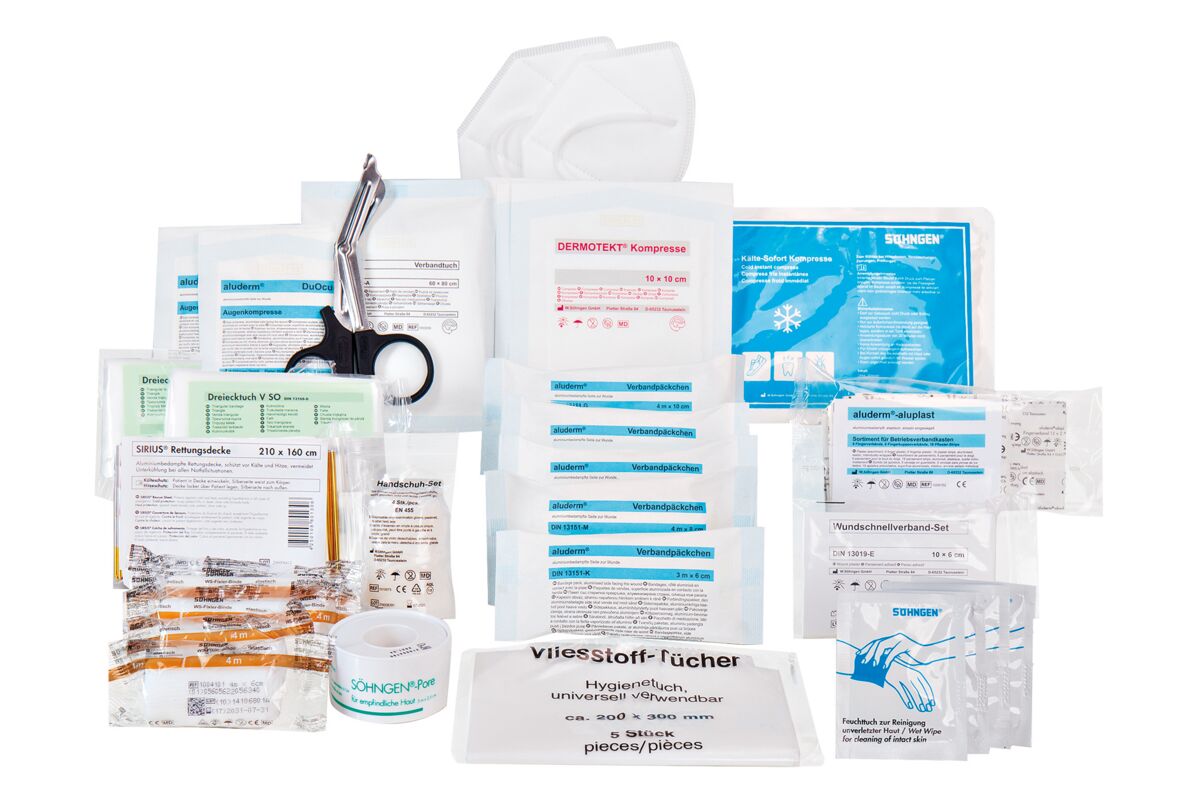 aluderm® first-aid refill, DIN 13157