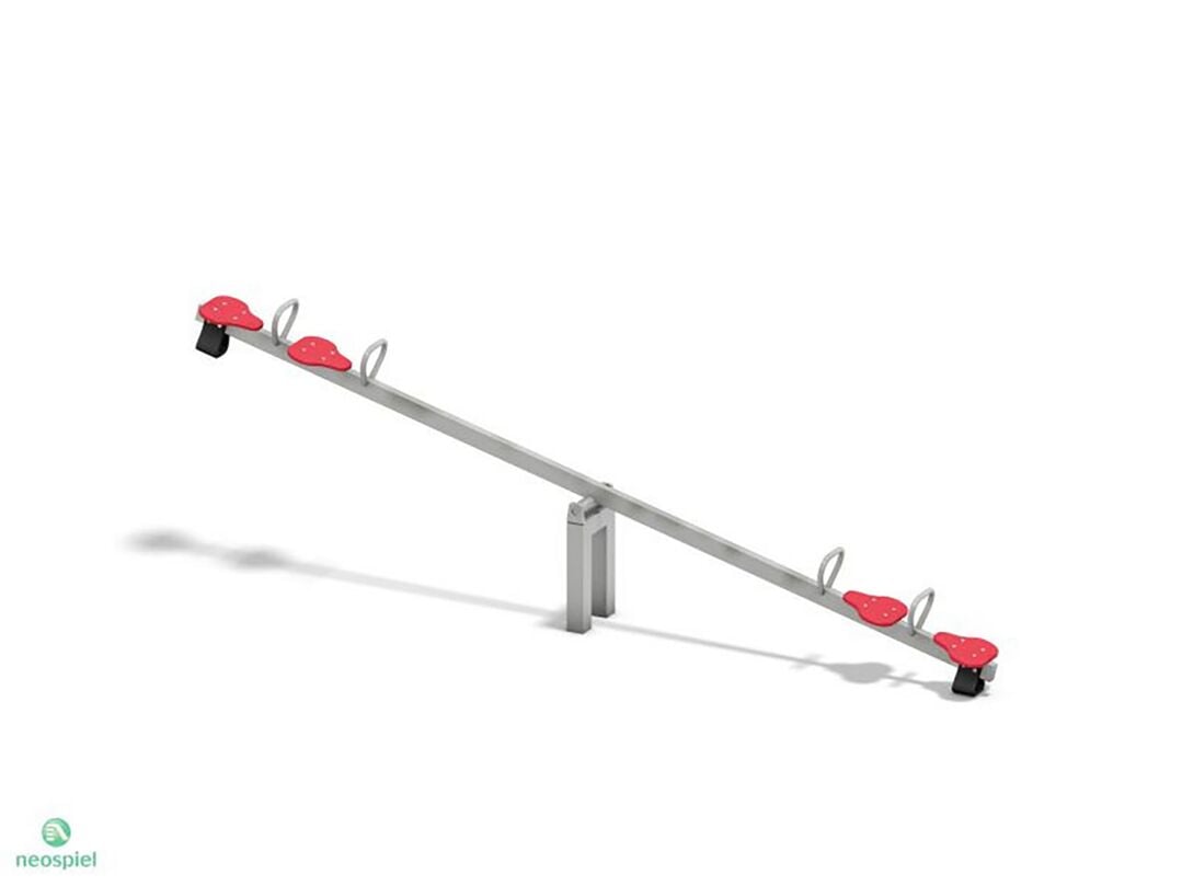 PLAYPARC® Metal Seesaw Four-Seater