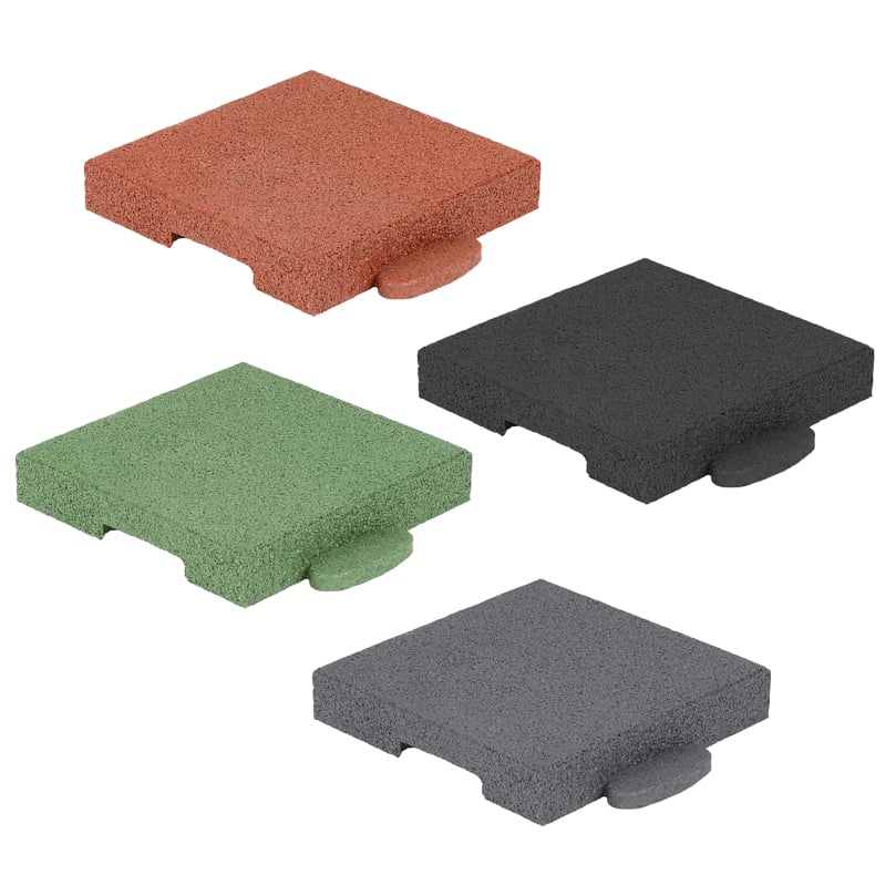 Puzzle Mat 3D® Fall Protection and Ball Sports System - Straight Corner Plate